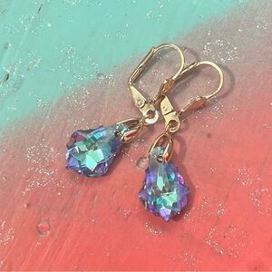 Aurora Borealis Earrings Australian crystal